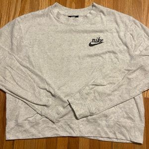 Nike cropped athletic tee, size S